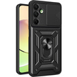Etui pancerne do Samsung Galaxy A16 / A16 5G, CamShield Slide, czarne