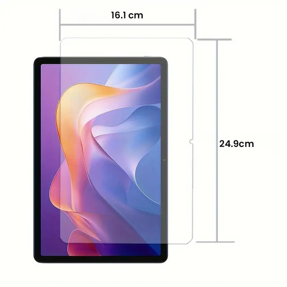 Folia ochronna PET na cały ekran do Xiaomi Redmi Pad 2 – wysoka przejrzystość i pełne dopasowanie