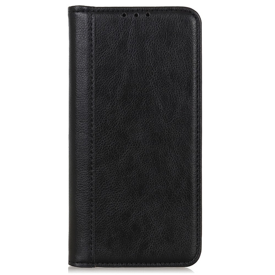 Etui do Xiaomi Redmi Note 13 Pro+, Wallet Litchi Leather, czarne