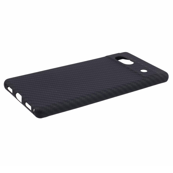 Etui do Google Pixel 7a, karbonowe Carbon Fiber, czarne