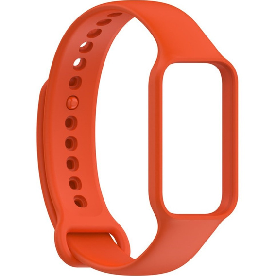Pasek Silikonowy do Xiaomi Redmi Smart Band 2 / Xiaomi Smart Mi Band 8 Active, Pomarańczowy