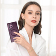 Etui do Samsung Galaxy S25 Ultra, do MagSafe, ERBORD Matt Case, bordowe + Szkło na ekran