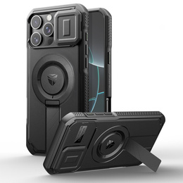 Etui Dexnor MagSafe do iPhone 16 Pro Max magnetyczne z przesuwaną osłoną aparatu – czarne