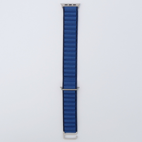 Pasek Nylonowy do Apple Watch 1/2/3/4/5/6/7/8/9/10/11/SE Ultra 1/2/3 42/44/45/46/49mm, Granatowy