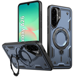 Etui do Samsung Galaxy A26 5G, Military MagSafe, niebieskie