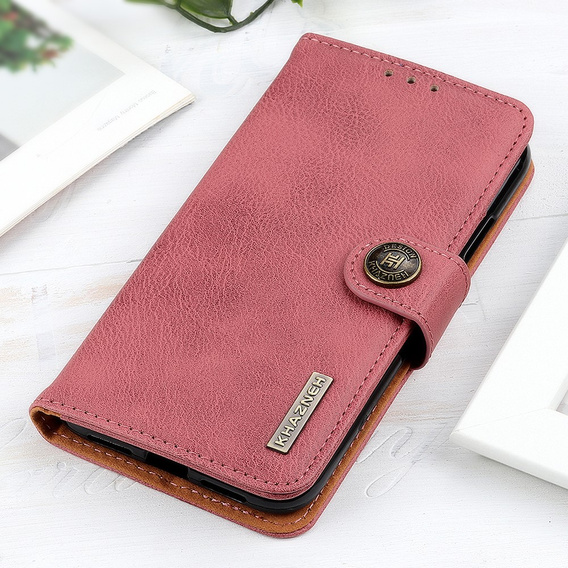 Etui Wallet do Oppo Reno6 Pro 5G / Pro+ 5G, KHAZNEH, Pink