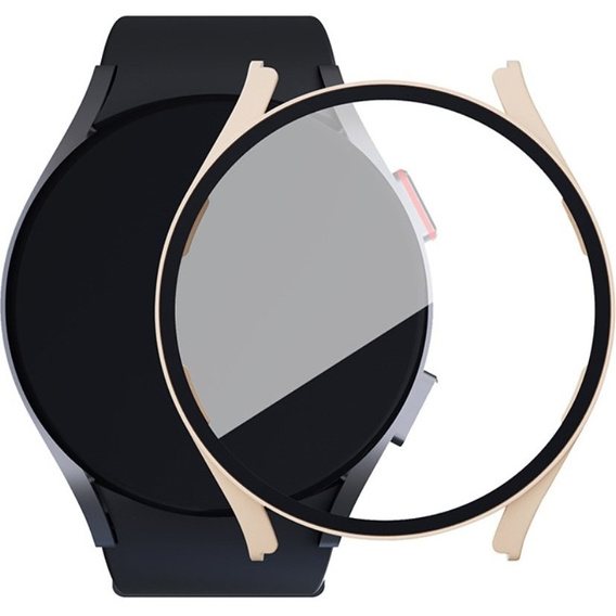2w1 Etui + Szkło Hartowane do Samsung Galaxy Watch 5 40mm, Różowe