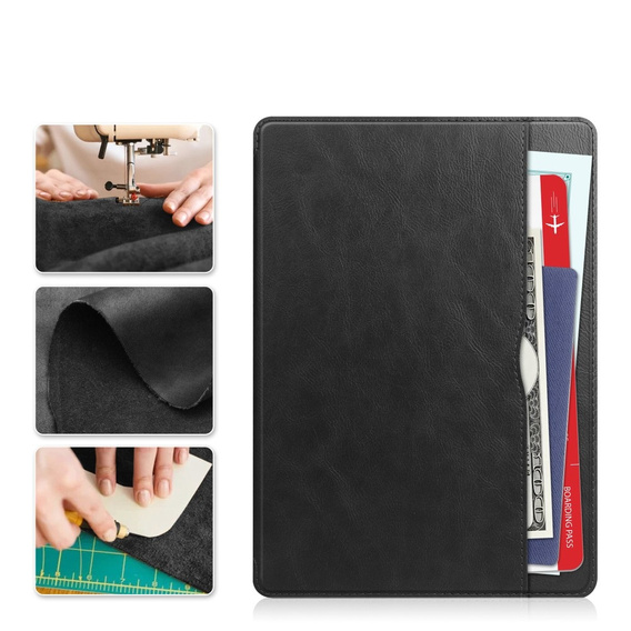 Etui do Lenovo Tab M11, Business Card and Pen Slot, czarne