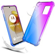 Etui Gradient Dropproof do Motorola Moto G73 5G, Fioletowe / niebieskie