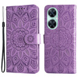 Etui do Huawei Nova 11i, Kwiaty, fioletowe