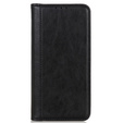 Etui do Xiaomi Redmi Note 13 Pro 4G / Xiaomi Redmi Note 14S / Xiaomi Poco M6 Pro 4G, Wallet Litchi Leather, czarne