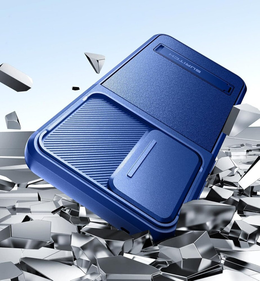 Etui do Samsung Galaxy A55 5G, Suritch Kickstand, niebieskie