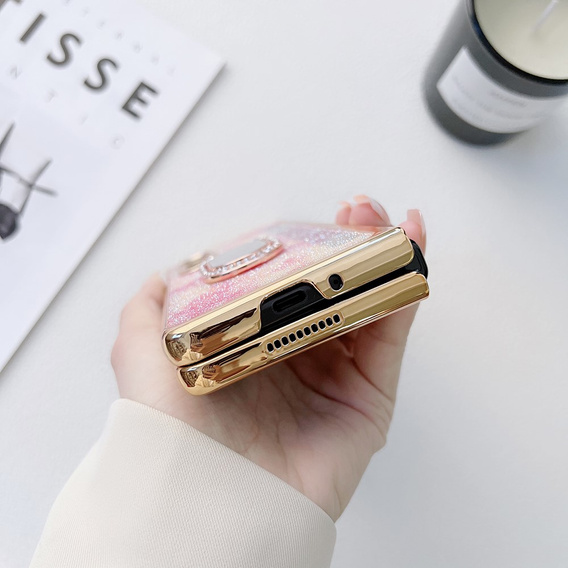 Etui Rhinestone do Samsung Galaxy Z Fold3 5G, Style A