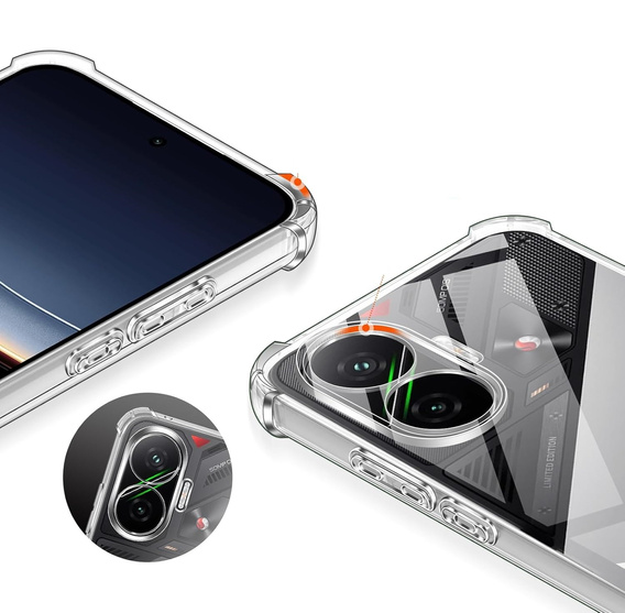 Etui do Xiaomi Poco F7, Dropproof, przezroczyste