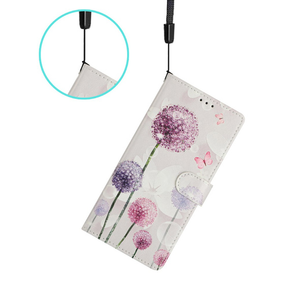 Etui z klapką do Samsung Galaxy A36 5G, Wallet, Dandelion