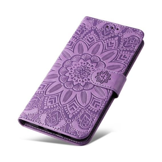 Etui do Huawei Nova 11i, Kwiaty, fioletowe