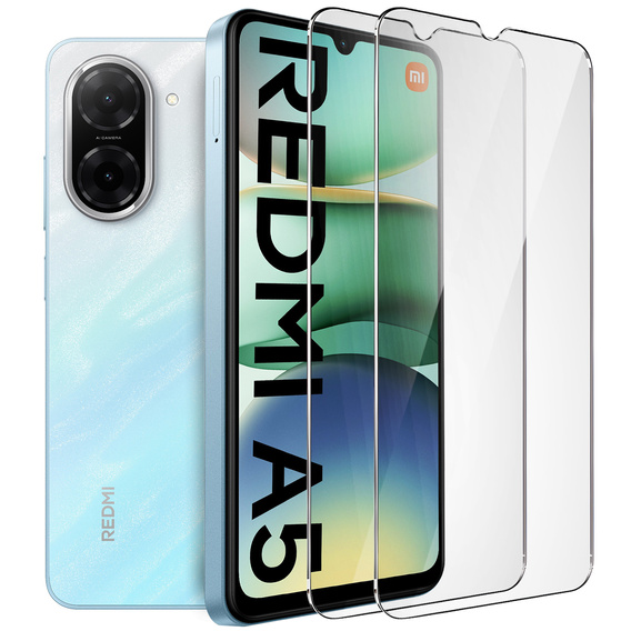 2x Szkło Hartowane do Xiaomi Redmi A5, ERBORD 9H Hard Glass, szybka