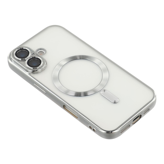 Etui do iPhone 17 Electro MagSafe – srebrne