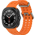 Pasek Silikonowy do Samsung Galaxy Watch Ultra 47mm (2025 / 2024), Pomarańczowy