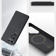 Etui BENKS Kevlar do Samsung Galaxy S25 Ultra, Montage Magnetic Armor Pro 600D B045, do MagSafe, czarne