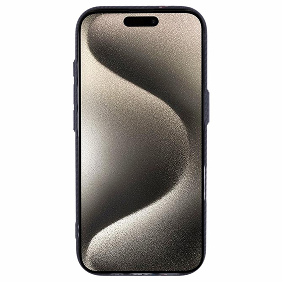 Etui do iPhone 15 Pro, Carbon Fiber MagSafe, czarne