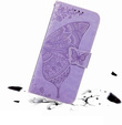 Etui z klapką do Oppo Reno 13 Pro, Butterfly, fioletowe