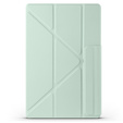 Magnetyczne etui origami do Samsung Galaxy Tab S10 Lite / S10 FE / S9 FE / S9 – jasnozielone
