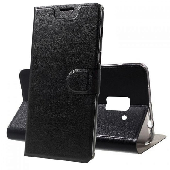Etui Wallet do Samsung Galaxy A8 Plus 2018, Black