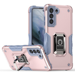 Etui do Samsung Galaxy S21 FE, Dual-Layer Armor, jasnoróżowe