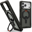Etui Urban Armor Gear do iPhone 17 Pro, Plasma XTE MagSafe Kickstand, Black / Pop Orange