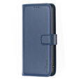 Etui z klapką do Xiaomi Redmi Note 13 Pro 4G / Xiaomi Redmi Note 14S / Xiaomi Poco M6 Pro 4G, BINFEN Wallet, niebieskie