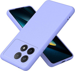 Etui do Xiaomi Poco F6 Pro, Silicone Lite, fioletowe