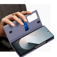 Etui z klapką do Samsung Z Fold6 5G, Smart View Wallet, lawendowe