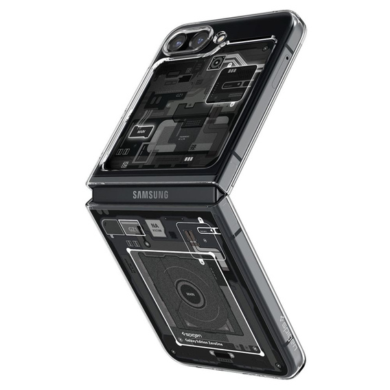 Etui Spigen do Samsung Galaxy Z Flip 5, Airskin Zero One, Przezroczyste