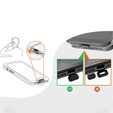 Etui Wodoodporne IP68 do iPhone 17 Pro Max, SHELLBOX MagSafe, czarne