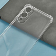 Etui ze smyczą do Samsung Galaxy S25 Edge, przezroczyste