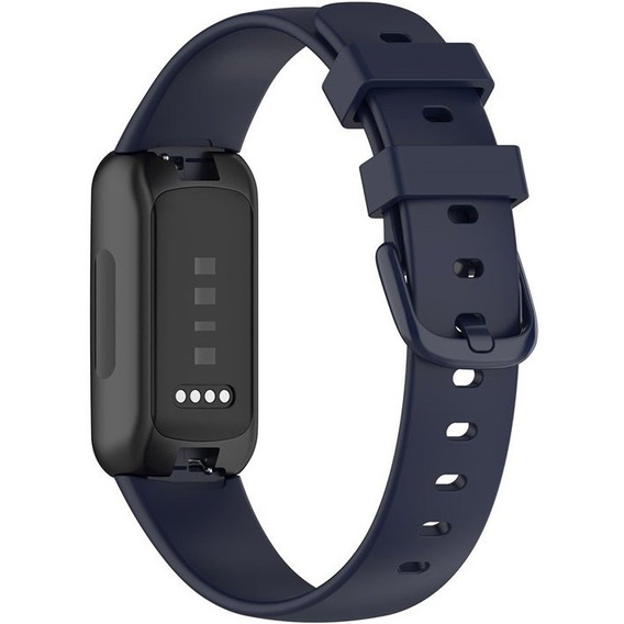 Pasek Silikonowy do Fitbit Inspire 3, Granatowy