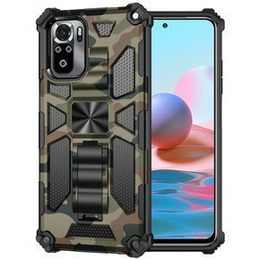 Etui do Xiaomi Redmi Note 10/ 10S, Armor Kickstand, zielone