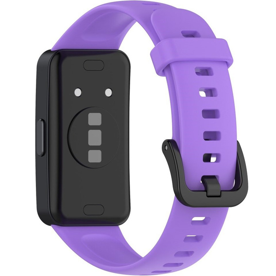 Pasek Silikonowy do Huawei Band 8 / Huawei Band 9 / Huawei Band 10, Fioletowy