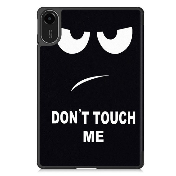 Etui z klapką i napisem "Don't Touch Me" do Xiaomi Redmi Pad 2