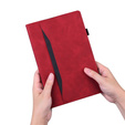 Etui do Lenovo Tab M11, Classic, z miejscem na rysik, czerwone