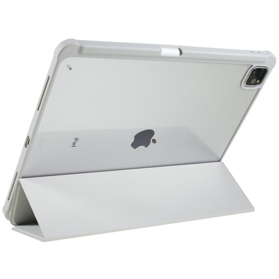 Etui do iPad Pro 12.9" 2022/2021/2020 (6/5/4 gen.), Smartcase Hybrid, z miejscem na rysik, szare