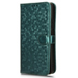 Etui z klapką do Oppo Reno 11F 5G, Wallet Rhombus, zielone