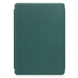 Etui z klawiaturą do Samsung Galaxy Tab A9+, Rotary 360° Leather, ciemnozielone