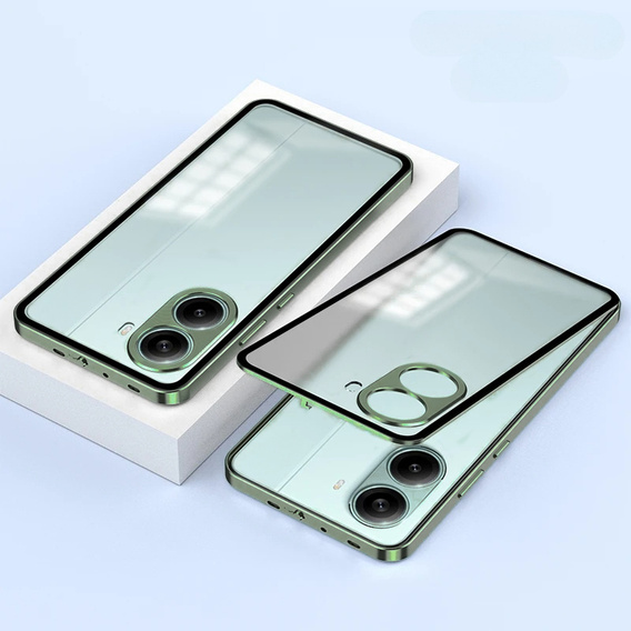 Etui do Xiaomi Poco X7 Pro 5G, Frame Case, zielone