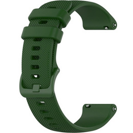 Pasek Silikonowy Uniwersalny 20mm, z teksturą siatki, Zielony