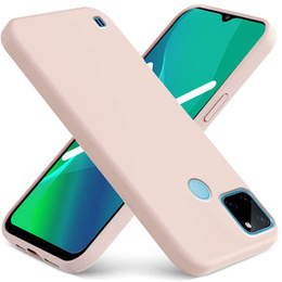 Etui do Realme C21Y / C25Y, Silicone Lite, różowe