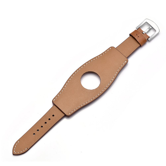 Pasek Skórzany do Apple Watch 1/2/3/4/5/6/7/8/9/10/11/SE Ultra 1/2/3 42/44/45/46/49mm, Brązowy