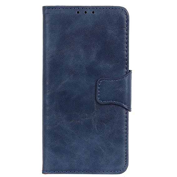 Skórzane Etui Wallet do Motorola Moto G50, Blue