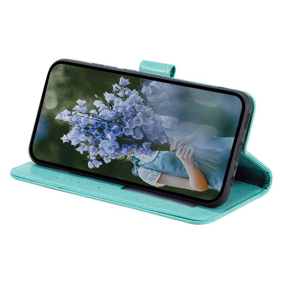 Etui z klapką do Samsung Galaxy A55 5G, Mandala, zielone